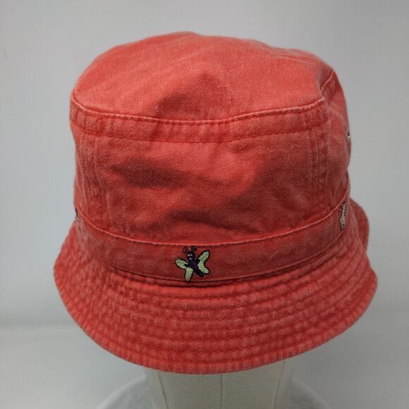 St. Thomas USVI Bucket Hat Red 55 (XL) Embroidered Lightweight Royal Headwear - Picture 5 of 8